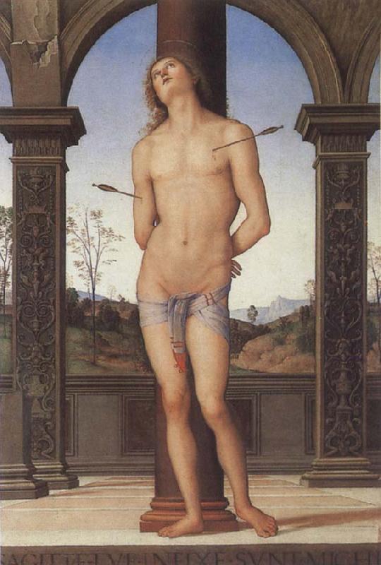 Pietro Perugino St Sebastian Germany oil painting art